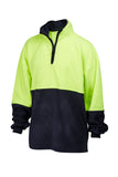 7WF030 WINDCHEATER MASTER HI VIS D 2 TONE 300GSM POLAR FLEECE