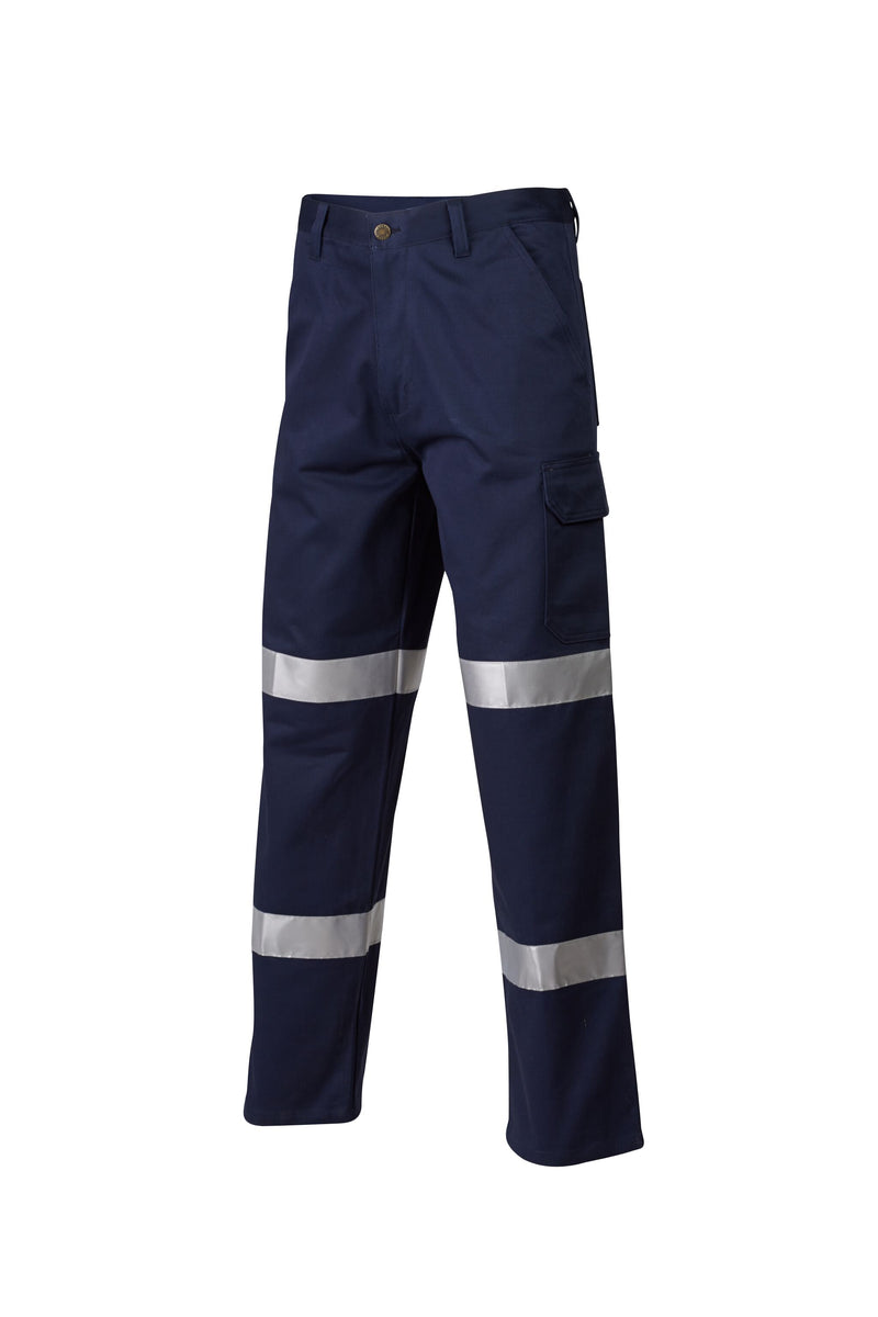7WM015T PANTS MASTER MAXI MD HI VIS N TAPED 265GSM COTTON DRILL