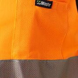 7PVT58 VEST MASTER SUMMER AIR HI VIS D/N VIC RAIL TAPED