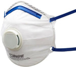 4SAD036 RESPIRATOR DISPOSABLE MASTER P2 W/VALVE SUITABLE FOR DUST/MIST/FUME 10/BOX