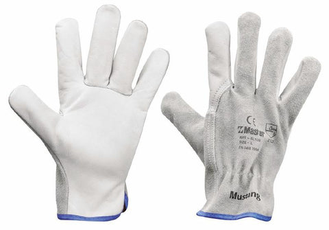 5L108 GLOVE SAFETY MASTER MUSTANG RIGGERS COWHIDE SUEDE BACK