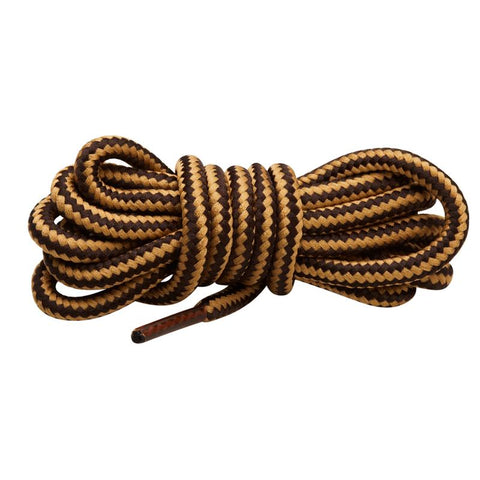 6XMBN135 BOOT LACES MASTER 135CM - BLACK/BROWN