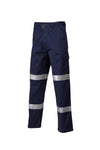 7WM015T PANTS MASTER MAXI MD HI VIS N TAPED 265GSM COTTON DRILL