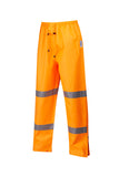 7PRTT766 RAIN PANTS MASTER STORM HI VIS D/N TAPED POLYESTER/PU
