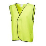 7PV21 VEST MASTER  DAY HI VIS POLYESTER VELCRO FRONT