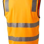 7PVT58 VEST MASTER SUMMER AIR HI VIS D/N VIC RAIL TAPED