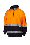 7WFT075 WINDCHEATER MASTER HI VIS D/N 3M TAPED 2 TONE COTTON JERSEY FLEECE