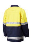 7WJHT400 JACKET MASTER HEADLAND HI VIS D/N 3M TAPED 2 TONE 310GSM COTTON DRILL