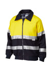 7WJHT520 JACKET MASTER SUMMIT HI VIS D/N 3M TAPED 2 TONE 21OZ BLUEY WOOL/NYLON