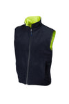 7WVHT80 VEST MASTER WINTERMATE REVERSIBLE HI VIS D/N 2 TONE POLY/PU SHELL